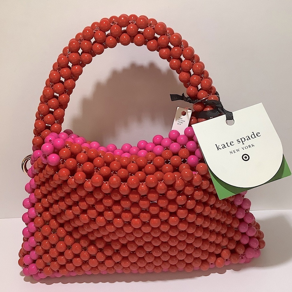 Kate Spade x Target Colorblock Beaded Crossbody Bag New - Picture 4 of 5